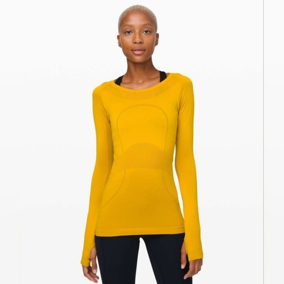 Lululemon LA Beach Swiftly Tech Long Sleeve Hip Length In Honeycomb Size 4 - Picture 1 of 14